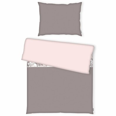 Bench Bombažno posteljnino Flowers, 140 x 200 cm,70 x 90 cm