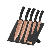 Berlinger Haus Набір ножів з 6 предметів з магнітною підставкою Rosegold Metallic Line