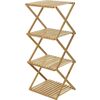Shranjevalna polica Bamboo, 4 police, 40 x 93,5 x33,5 cm