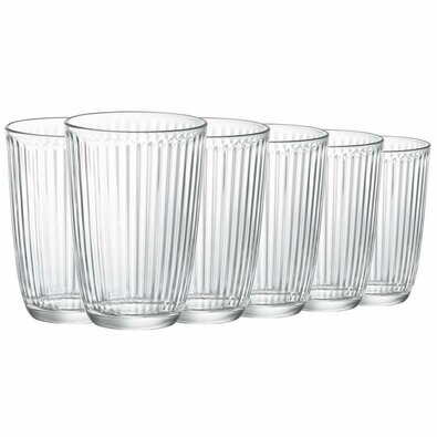 Bormioli Rocco 6-delni set kozarcev za dolgepijače Line, 390 ml