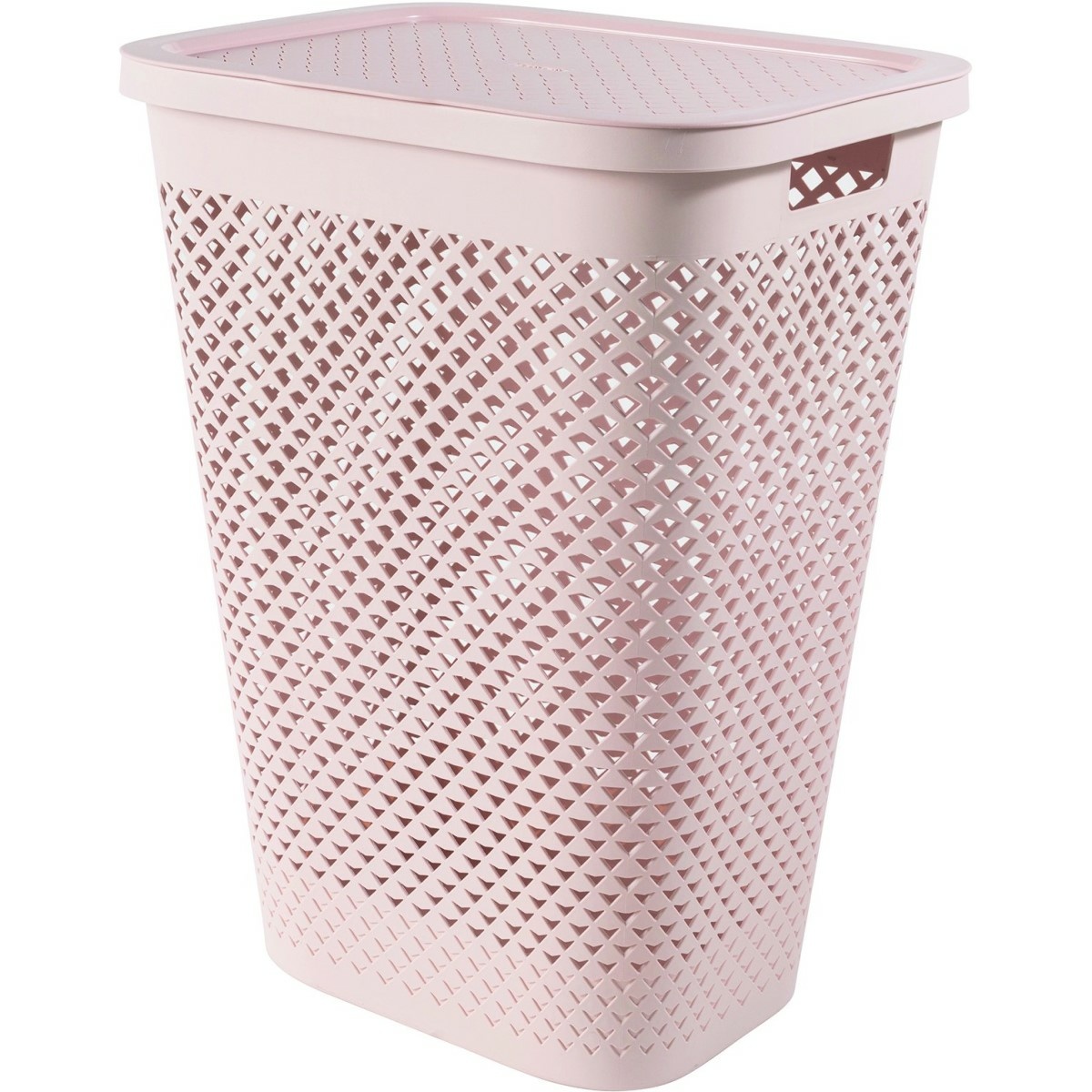 Curver Koš na špinavé prádlo Pure 55 l, růžová