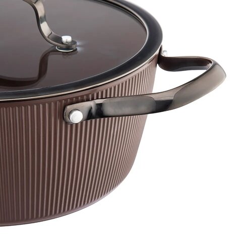 Valdinox Fedeles serpenyő Stripes 24 cm, 4,0 l