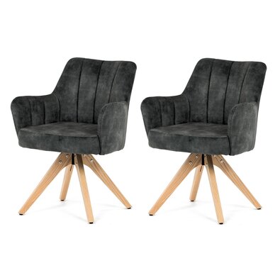 Set de scaune de sufragerie HC-D7188 GRN4, 2 buc.