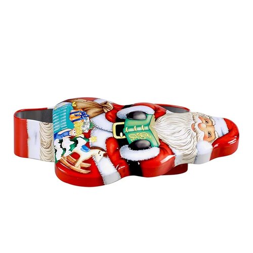 Altom Santa Claus fémdoboz kekszhez és mézeskalácshoz 23 x 13 cm