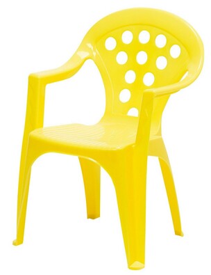 Dětská židle žlutá