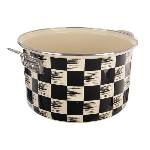 Orion Emajlirana posoda Šachovnice Lem, 6,5 l,premer 26 cm