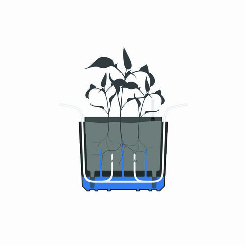 Plastia Samonawadniająca donica wielkogabarytowa Berberis 55, taupe + kość słoniowa