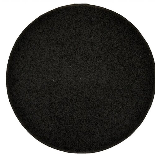 Kusový koberec Elite Shaggy černá, priemer 160 cm