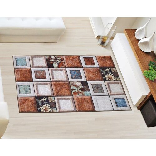 Bellatex Bucată covor Plăci 3D , 80 x 120 cm