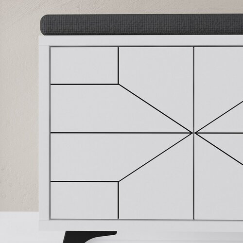 Dulap pentru pantofi Dune White