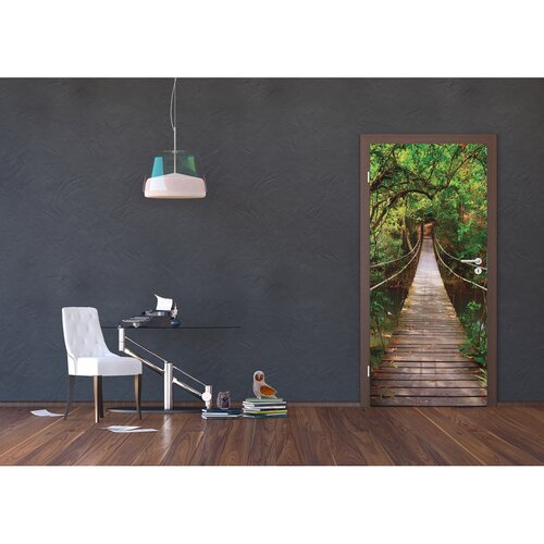 Tapeta fotograficzna pionowa Green bridge, 90 x 202 cm