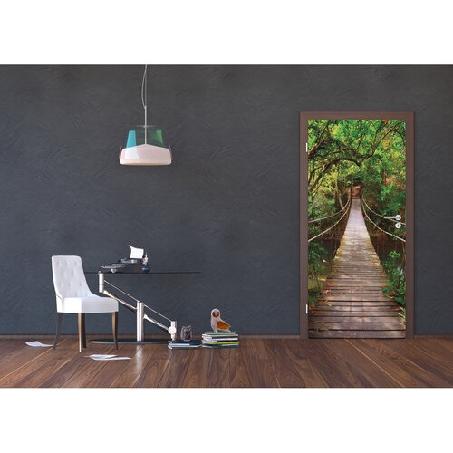 Vertikalna fototapeta Zeleni most, 90 x 202 cm