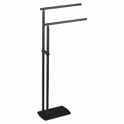 GEDY 733114 Florida stojan s držiakom uterákov, čierna mat