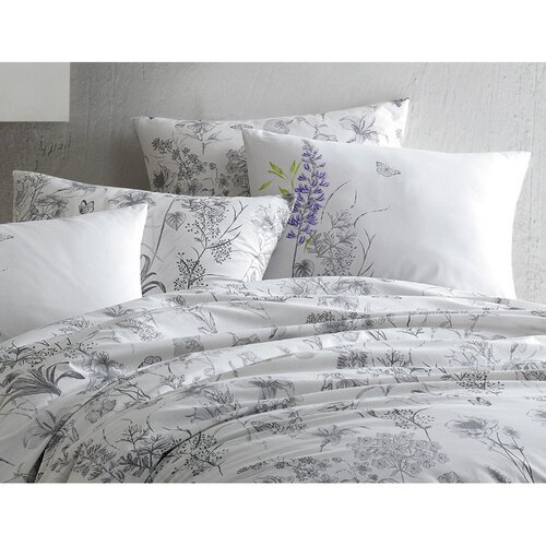 BedTex Bombažno posteljnino Myra bela, 140 x 200cm, 70 x 90 cm