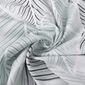 Lenjerie de pat Matex Satin frunze gri , 140 x 200 cm, 70 x 90 cm
