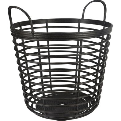 Coș de grădină Downey antracit, 37,4 x în.40 cm ,lemn ecologic