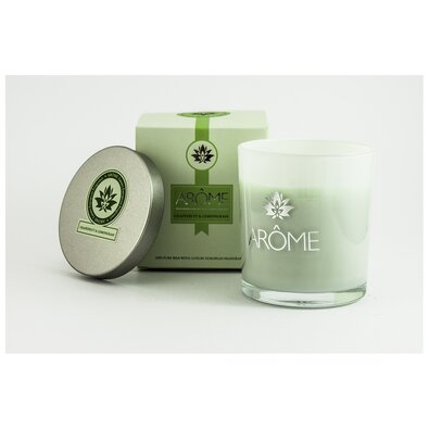 Arome Świeca zapachowa z pokrywką Grapefruit and Lemon grass, 200 g