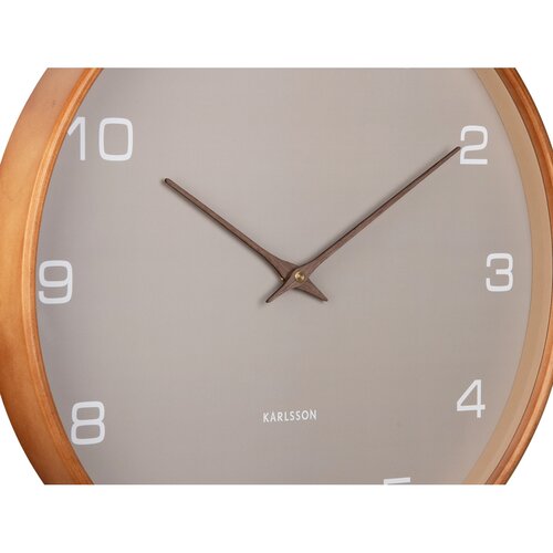 Karlsson 5993GY ceas de perete cu design gri,diametru 40 cm