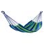 Hamac tip balansoar Restilo Colada albastru-verde, 240 x 80 cm