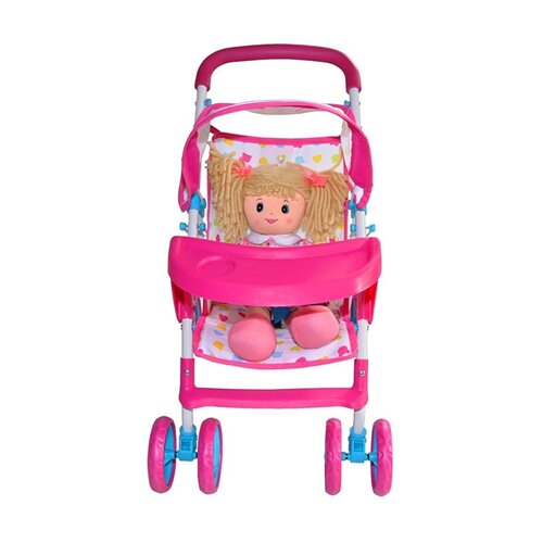 Milly Mally Dziecięcy wózek sportowy dla lalek Kate Candy, różowy
