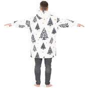 4Home Sweatshirt Lammfelloptik Mikroplüsch Frosted Trees, Uni L – für Herren