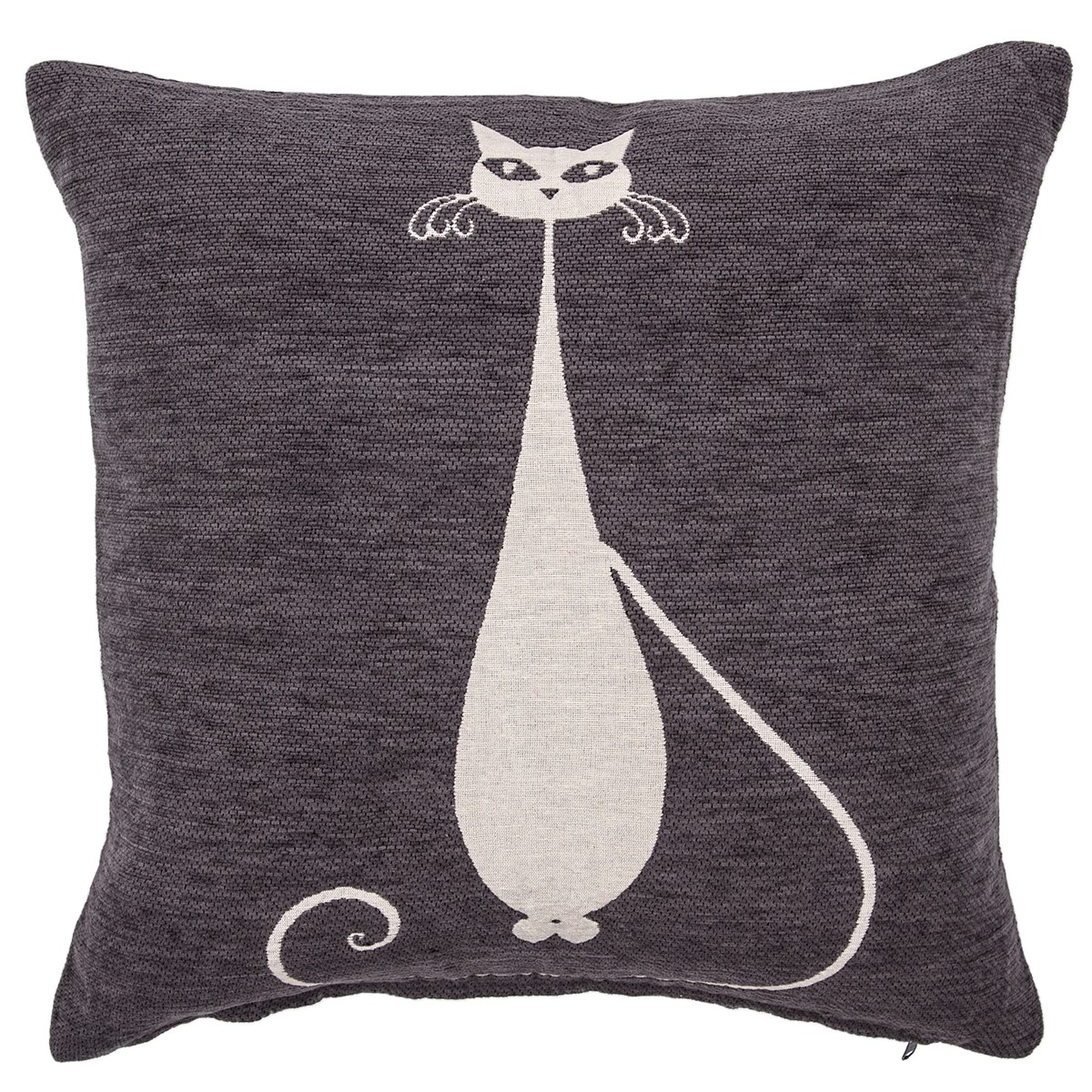 Dakls Obliečka na vankúšik Cat sivá, 40 x 40 cm