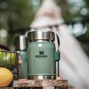 Stanley Legendary Classic posoda za hrano 400 ml,zelena barva Hammertone
