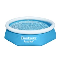 Bestway Aufblasbarer Pool Fast Set, 244 x 61 cm