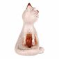 Dekoracja ogrodowa na ogrodzenie Cat, 9 x 9 x 15cm, ceramiczna
