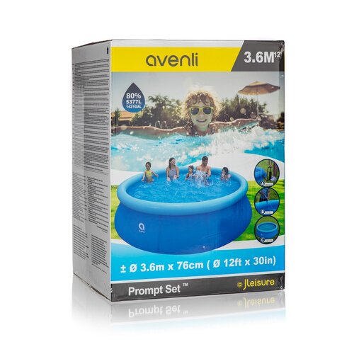 Vetro-Plus Aufblasbarer Pool, 360 x 76 cm