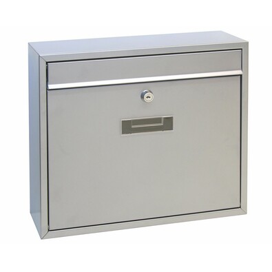 Jekleni poštni nabiralnik BK.31.S, srebrna