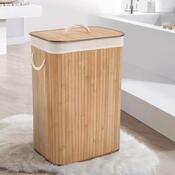 Compactor Wäschekorb Bamboo eckig, natürlich