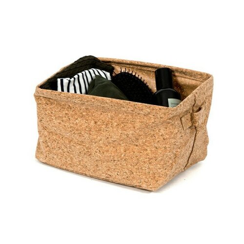 Obrázok Úložný korkový košík Compactor Cork Iron Frame Basket, 25 x 15 cm