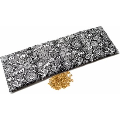 Lendenwärmekissen mit Weizen, Schwarz-Weiß