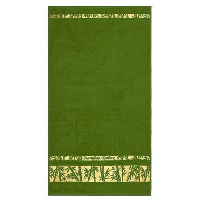 Osuška Bamboo Gold tmavě zelená, 70 x 140 cm