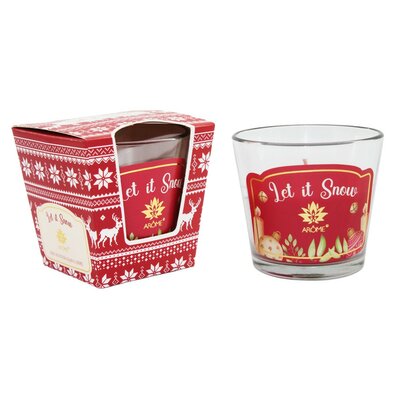 Arome Spiced Aple illatgyertya üvegben, 120 g