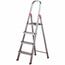 Rolser Schodki aluminiowe do profesjonalnego zastosowania Unica, 4 stopnie
