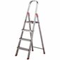 Scară din aluminiu pentru uz profesional  Rolser Unica, 4 trepte
