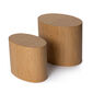 Odkládací stolek Elipse Set Oak, 2 ks