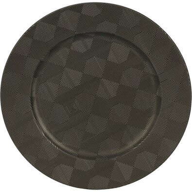 Tellermatte Black Square, 33 cm