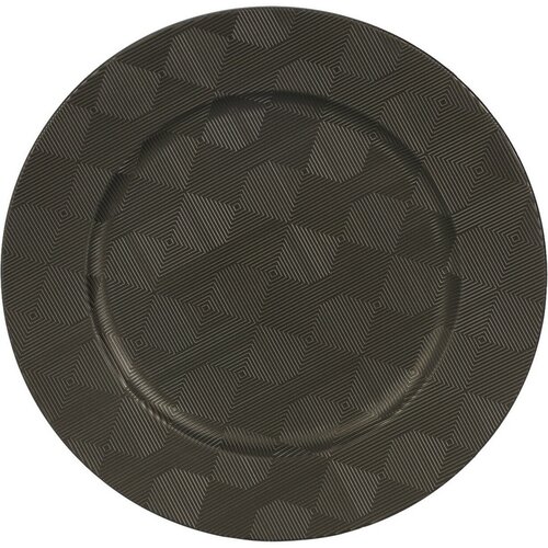 Black Square tányéralátét, 33 cm