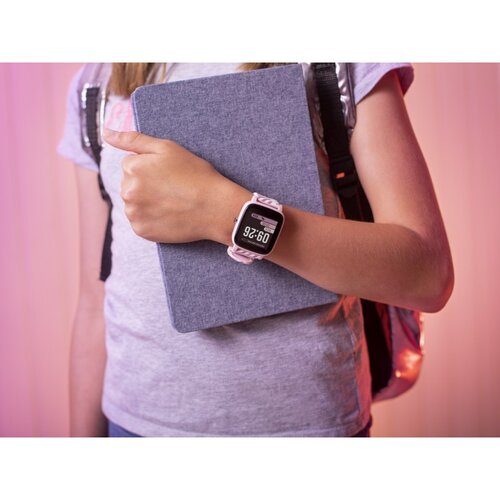 LAMAX Inteligentné hodinky pre deti Bcool, ružová