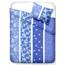 Krepové obliečky Pallas Vzor modrá, 140 x 200 cm, 70 x 90 cm