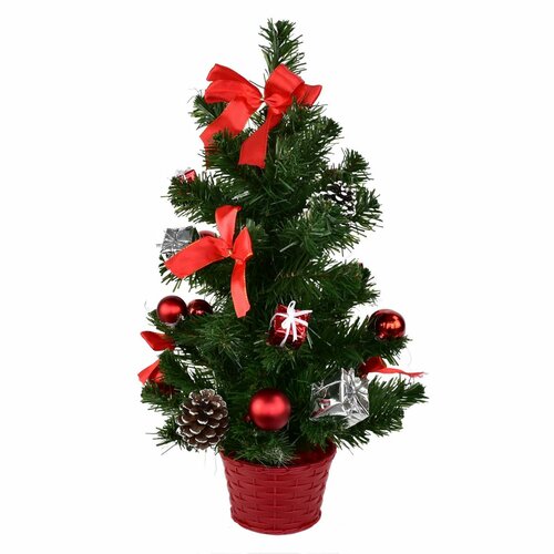 Božično okrašeno drevesce Salemi, 50 cm