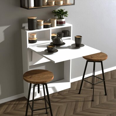 Klappbarer Esstisch Patara White