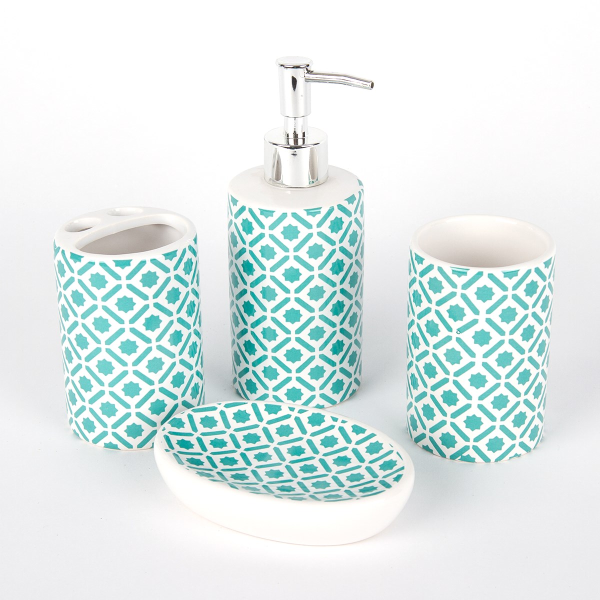 Kúpeľňový set Modern, tyrkysová