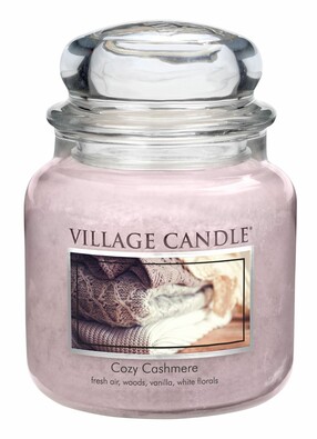 Village Candle Świeczka zapachowa Kaszmirowy dotyk - Cozy Cashmere, 397 g