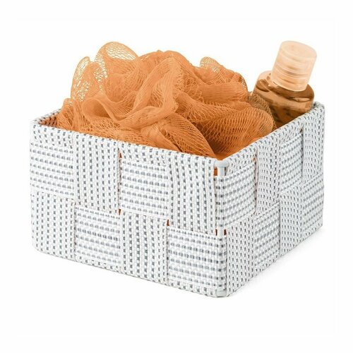 Coș depozitare pentru sertar Compactor Toronto, 12 x 12 x 7 cm, gri