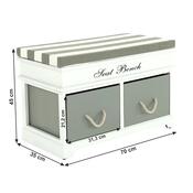 Klopa z odlagalnim prostorom Bench 2, 70 x 35 x 45cm