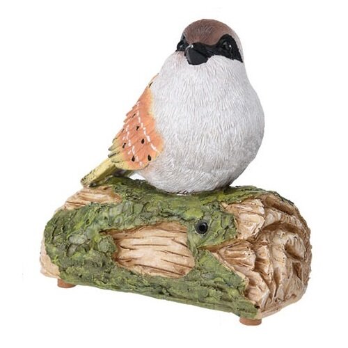 Садовий декор Пташка зі звуком, 13,5 x 7x 13 см